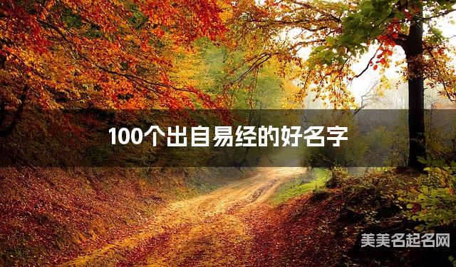 起名取名助手 100个出自易经的好名字