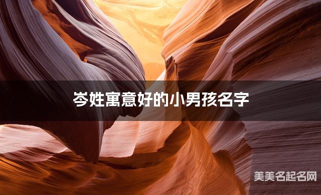 岑姓寓意好的小男孩名字（精选200个）