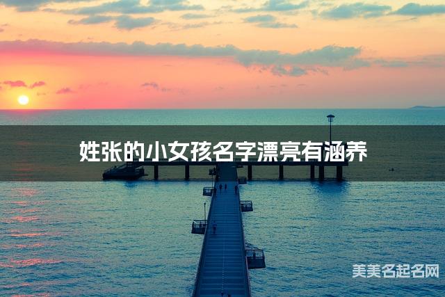 姓张的小女孩名字漂亮有涵养