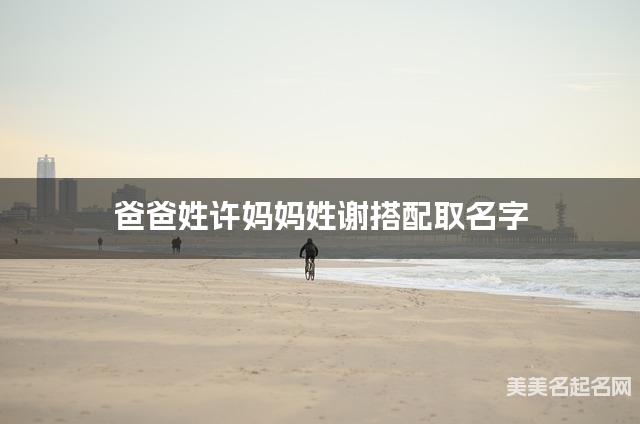 许姓和谢姓搭配取名好听的小女孩名字有哪些