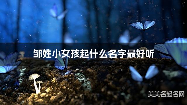 邹姓小女孩起什么名字最好听 宝宝起名推荐(新颖洋气) 邹姓小女孩起什么名字最好听 宝宝起名推荐(新颖洋气)