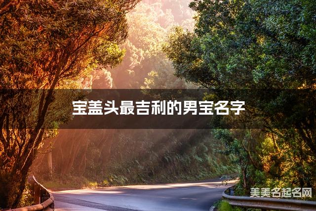 宝盖头最吉利的男宝名字 奚姓宝盖头取名最有福气