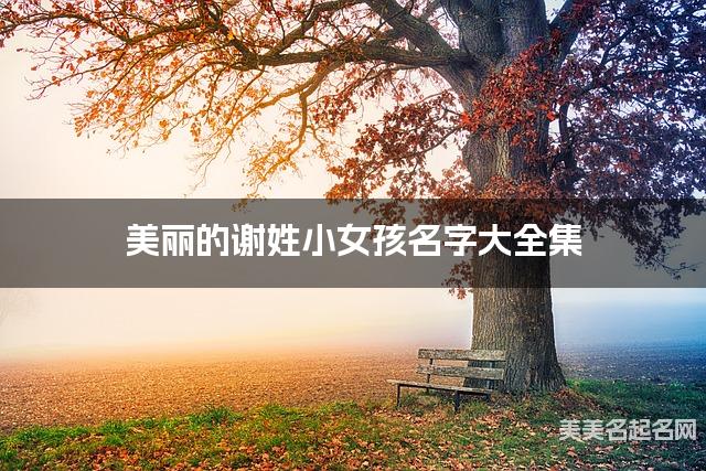美麗的謝姓小女孩名字大全集
