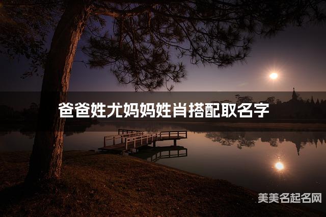 爸爸姓尤妈妈姓肖搭配取名字