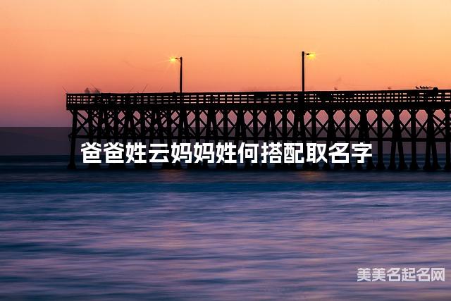爸爸姓云妈妈姓何搭配取名字