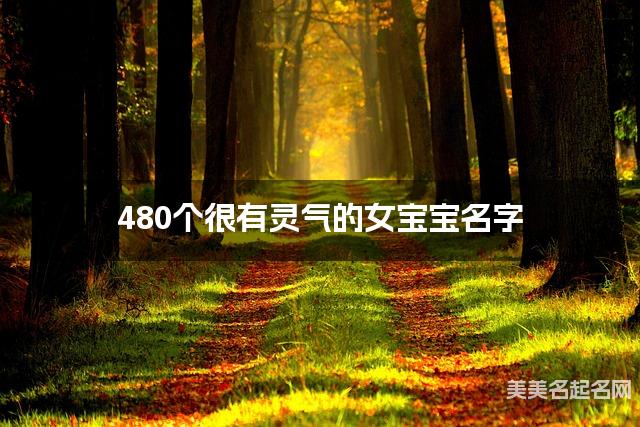 480个很有灵气的女宝宝名字