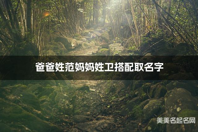 爸爸姓范妈妈姓卫搭配取名字