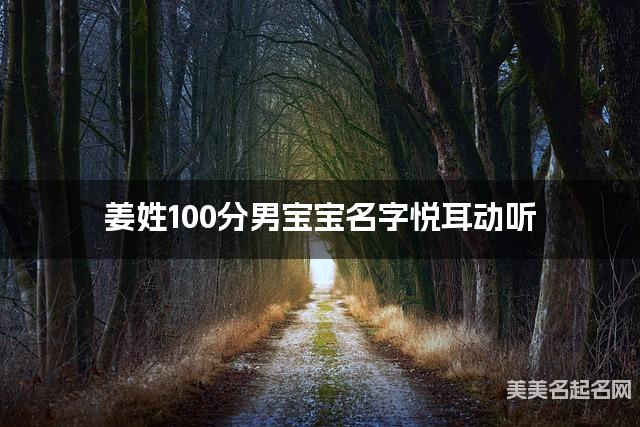 姜姓100分男宝宝名字悦耳动听