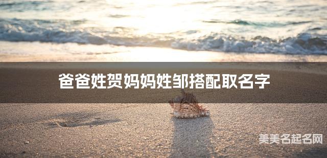 爸爸姓贺妈妈姓邹搭配取名字