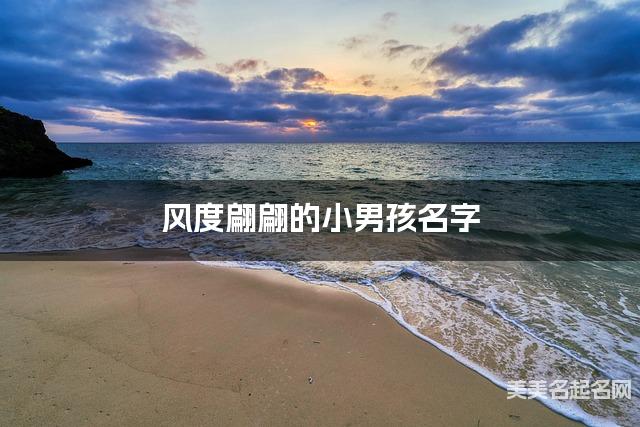 风度翩翩的小男孩名字（有灵气462个）