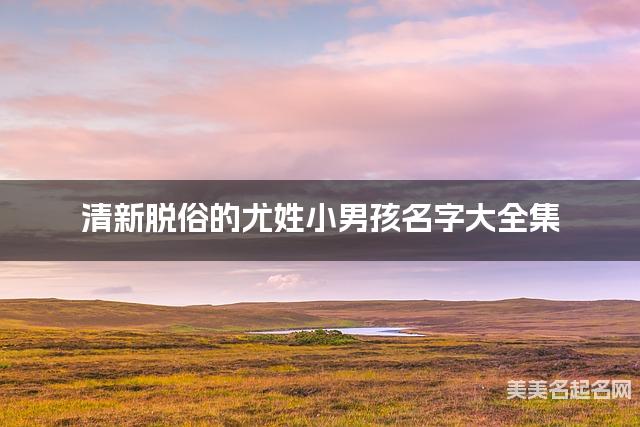 清新脫俗的尤姓小男孩名字大全集