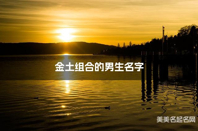 金土组合的男生名字 男生风度翩翩的名字