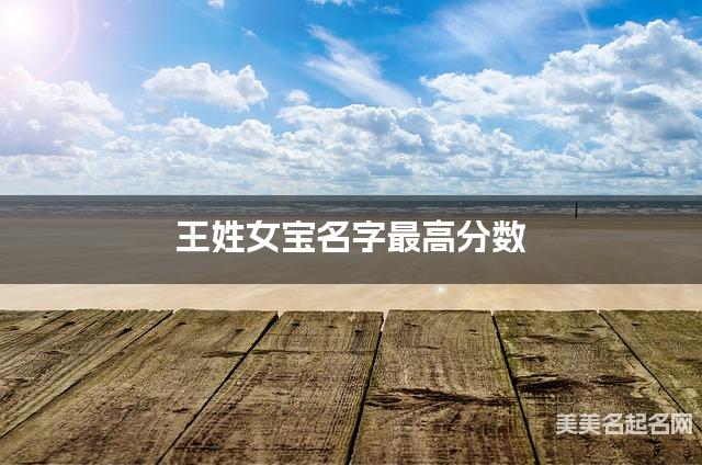 国学取名网 王姓女宝名字最高分数