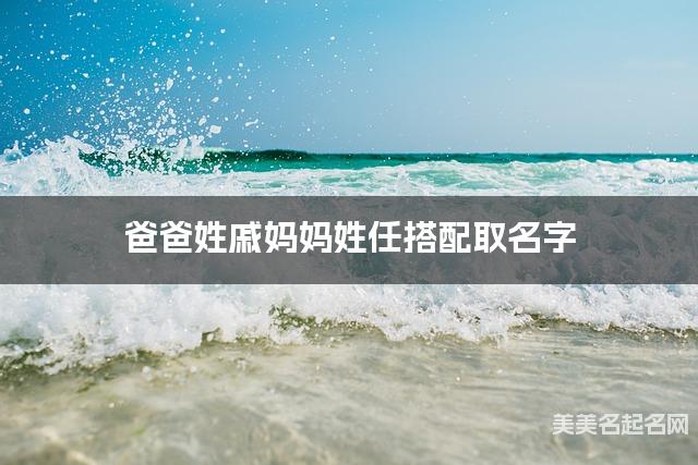 将戚姓和任姓结合取名字，好听有灵气的男孩名字推荐