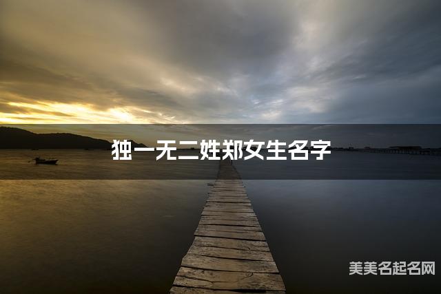 起名取名平台 独一无二姓郑女生名字