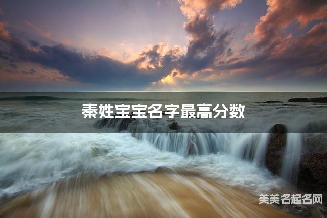 周易取名网 秦姓宝宝名字最高分数