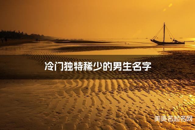 冷门独特稀少的男生名字（441个最新）