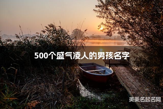 500个盛气凌人的男孩名字