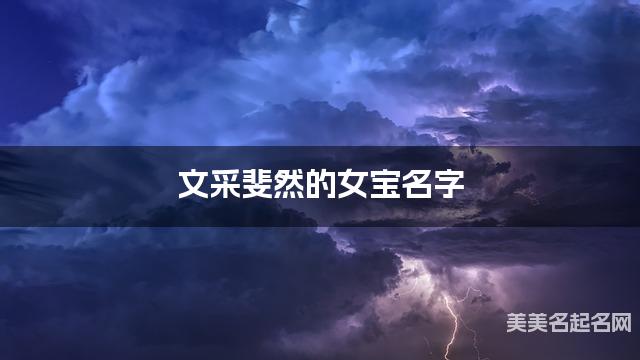 文采斐然的女宝名字（有气质346个）