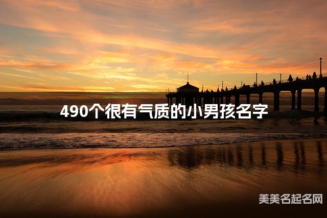 490个很有气质的小男孩名字
