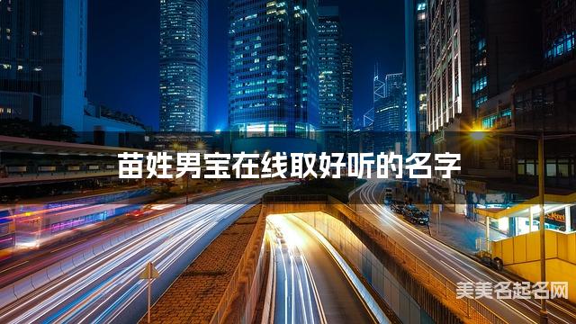 取名字在线大师取名 苗姓男宝在线取好听的名字