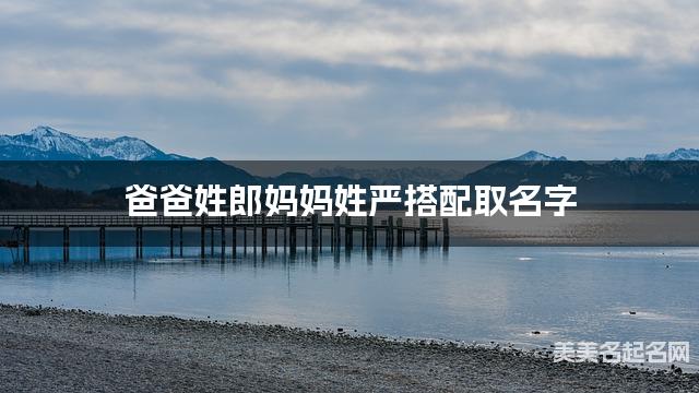 爸爸姓郎妈妈姓严取名字 男宝宝最响亮大气的名字