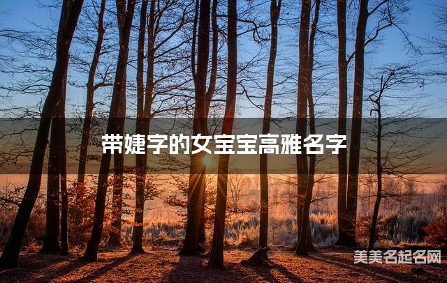 带婕字的女宝宝高雅名字
