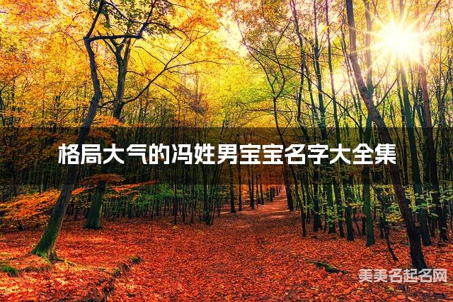 格局大气的冯姓男宝宝名字大全集