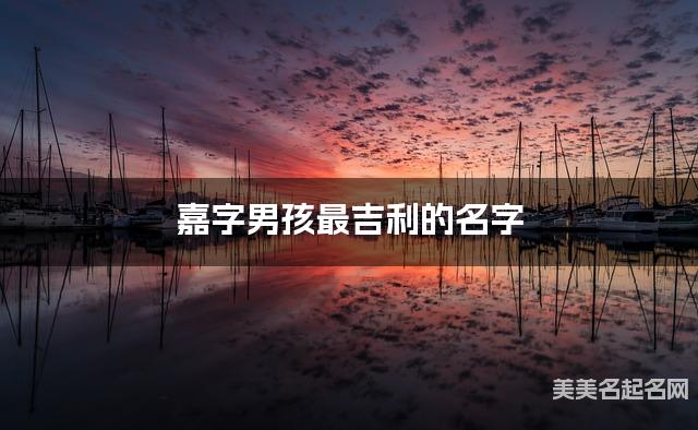 嘉字男孩最吉利的名字 带嘉字男宝宝最响亮大气的名字