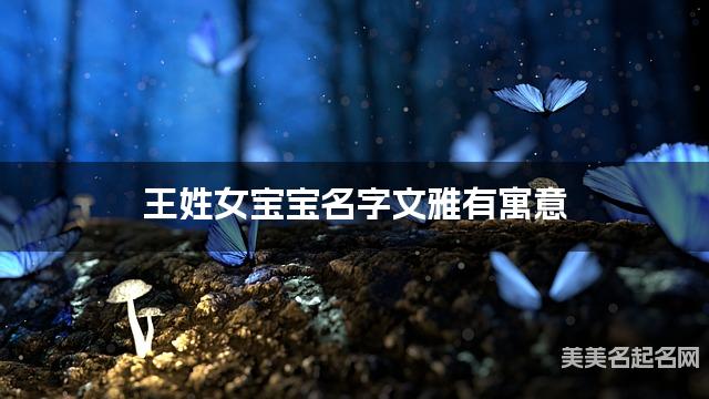 取名字大全八字取名 王姓女寶寶名字文雅有寓意