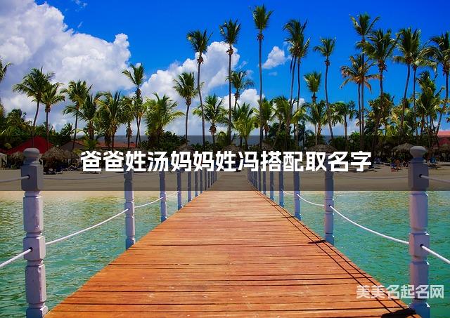 汤冯姓氏搭配取名，有灵气的女孩名字案例