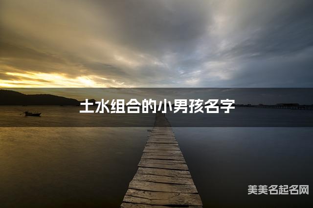 土水组合的小男孩名字 小男孩文采斐然的名字