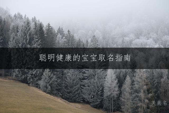 聪明健康的宝宝取名指南：五行带土的男孩名字精选推荐