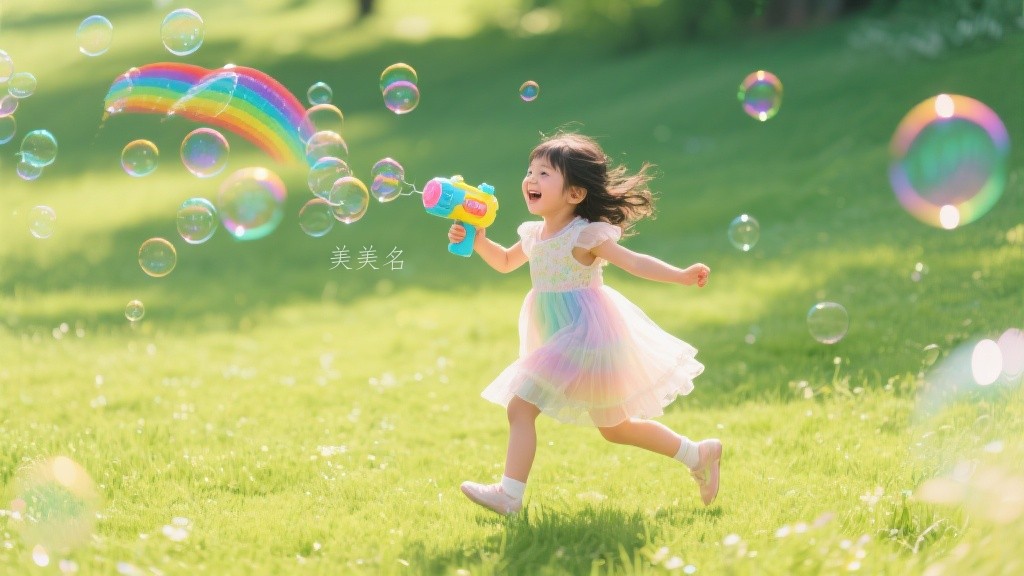 夢幻彩虹泡泡系女孩名精選：甜蜜治瘉又霛動的取名霛感