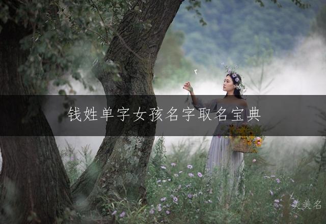 钱姓单字女孩名字取名宝典：聪慧优雅的洋气女孩名精选推荐