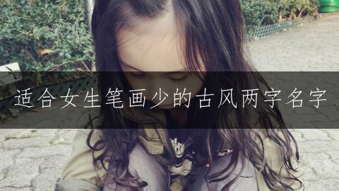 适合女生笔画少的古风两字名字