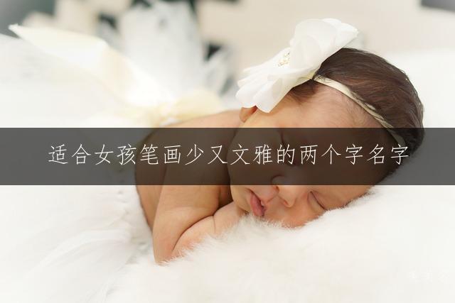 适合女孩笔画少又文雅的两个字名字
