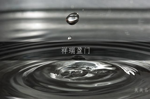 祥瑞盈门,带铂字的富贵男孩名字